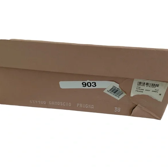 Miu Miu Prune Suede High Heel Tie Pumps sz 8 NWT - Picture 9 of 12